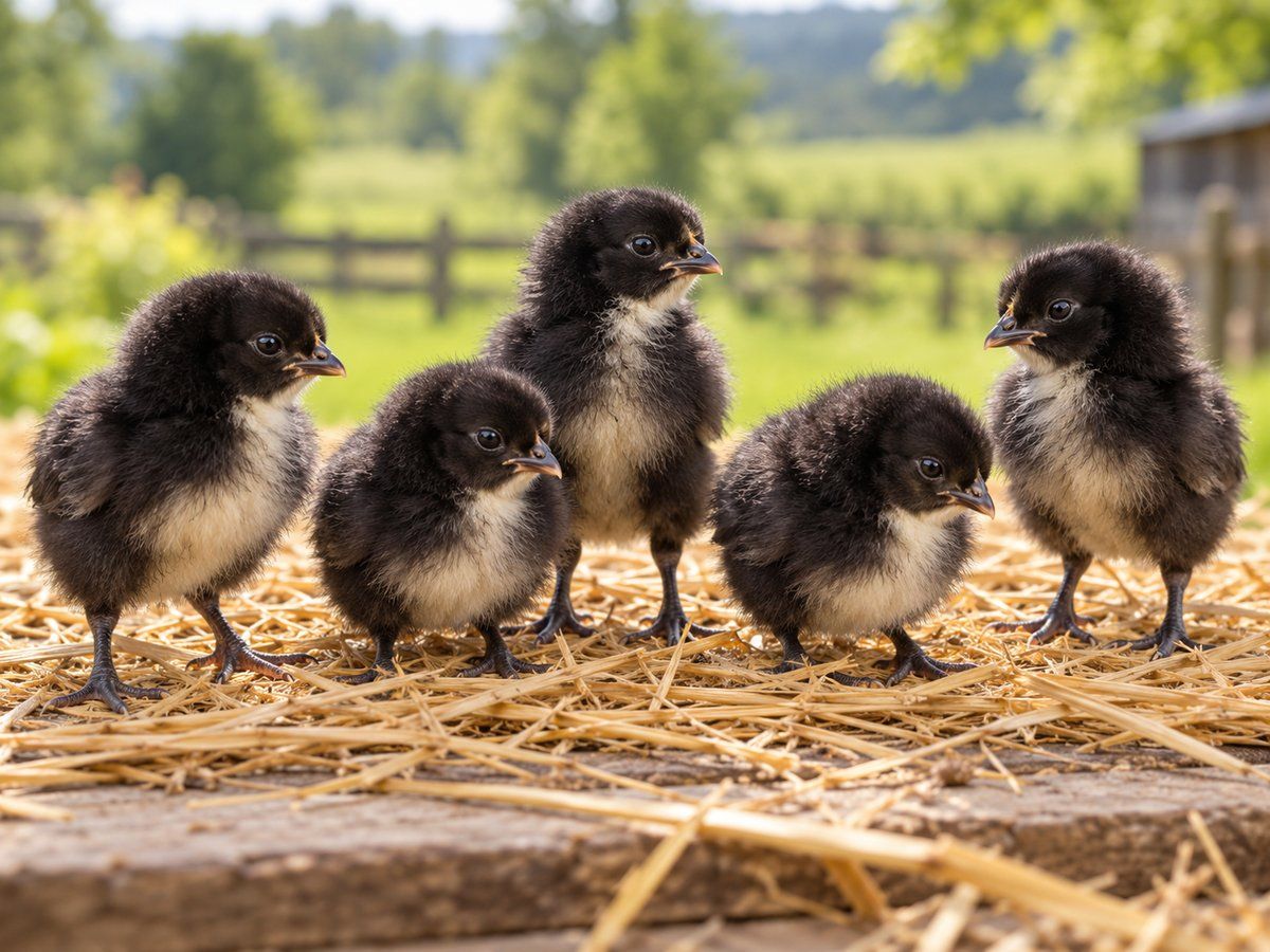 Przykładowa partia: Pisklęta Australorp Czarny